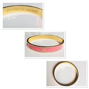 Victoria’s Secret Pink & Gold Bangle Bracelet